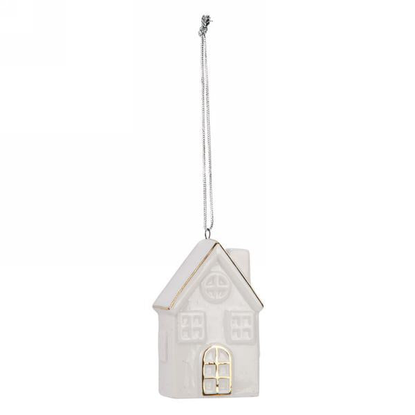 Ceramic house ornament