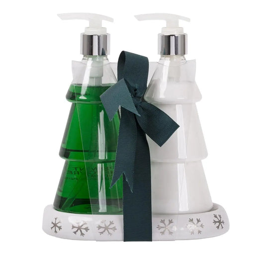 Pure Passion Christmas Tree 2pcs Hand Soap & Lotion Set