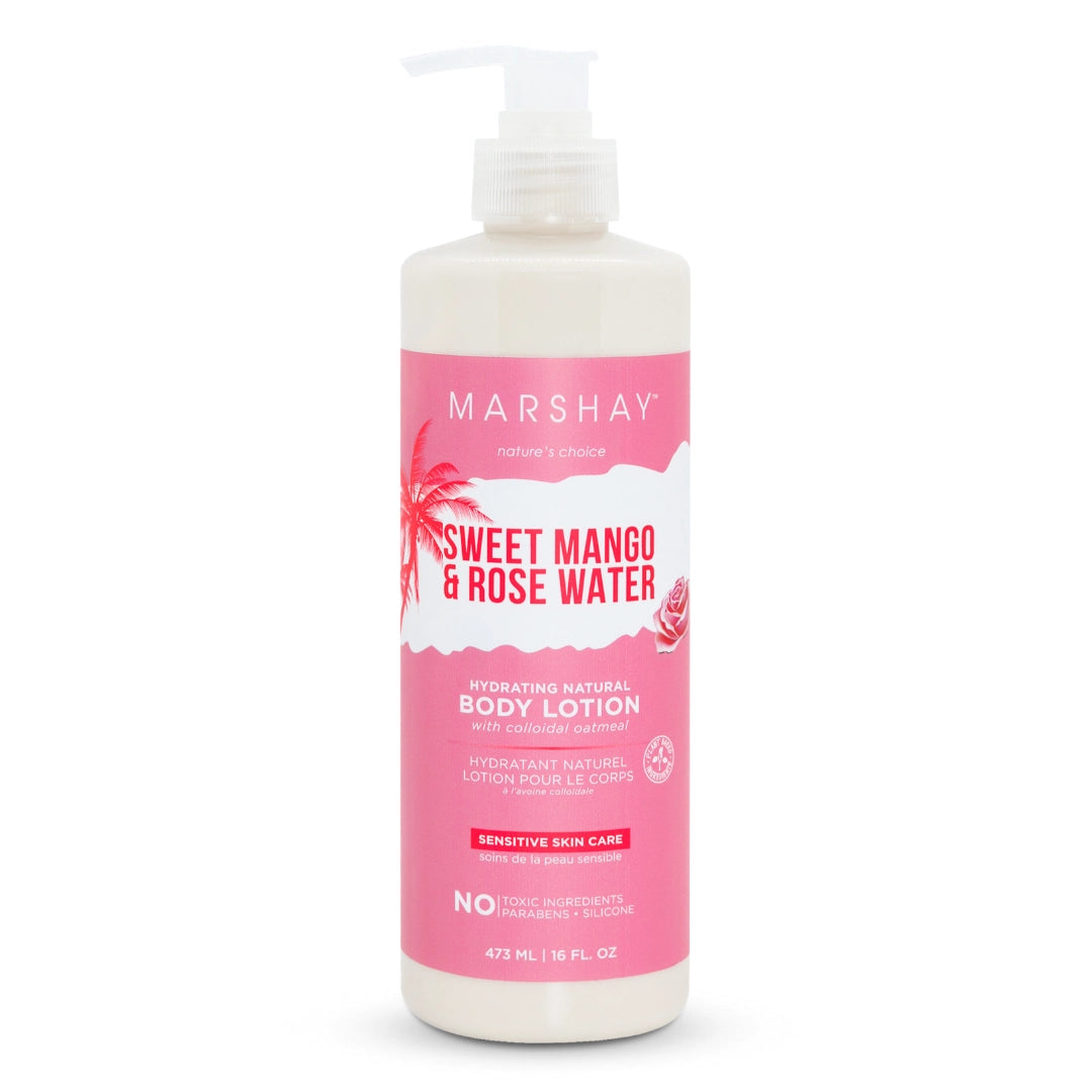 Shea + Oatmeal Body Lotion-Sweet Mango + Rosewater