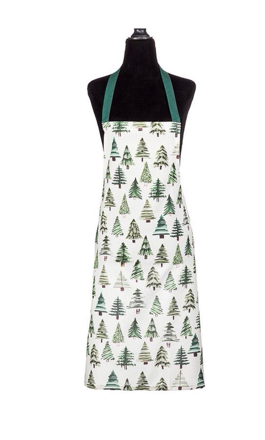 Green Simple Trees Apron