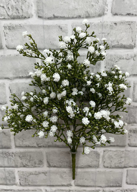 WHITE GYPSOPHILA BUSH 16”