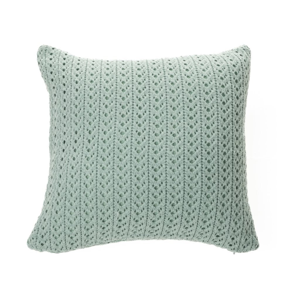 NAJA KNIT DECORATIVE PILLOW-SAGE