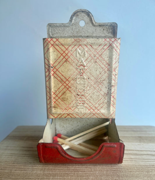 Vintage Match Wall Holder
