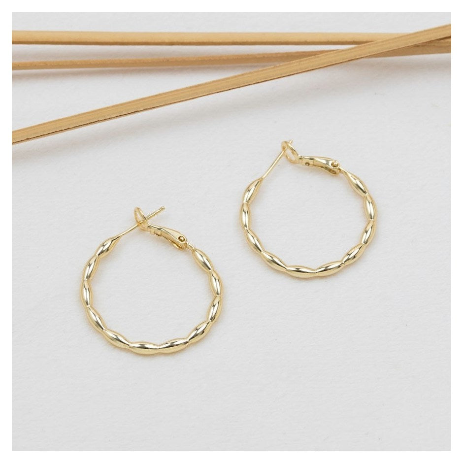 Effortless Hoops-gold