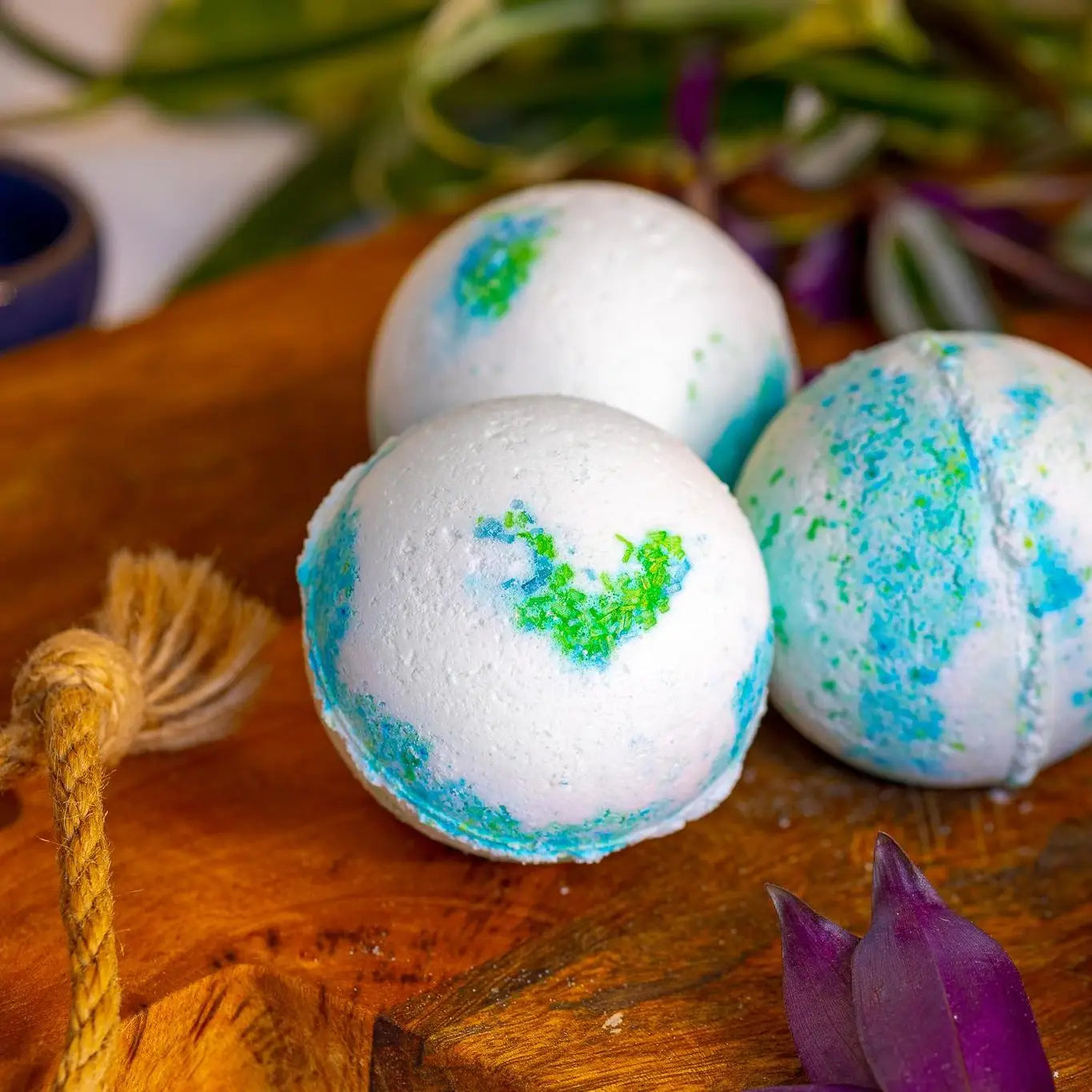 Natural Bath Bombs with Essential Oils-By the Sea