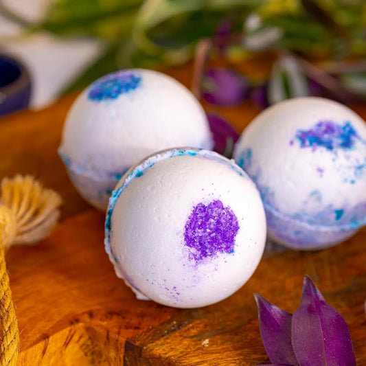 Natural Bath Bombs with Essential Oils-Rose & Bonbon