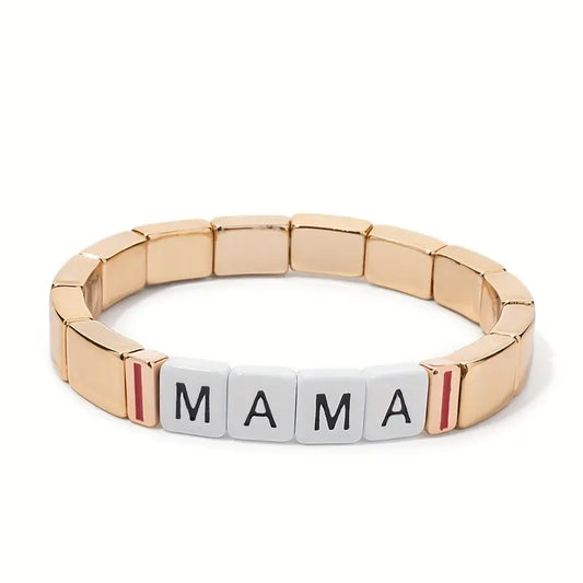 MaMa Elastic/Acrylic Bracelet