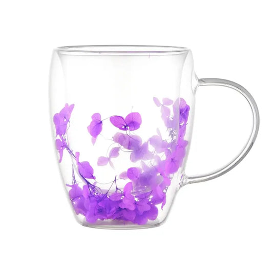 Insulated Double-Walled Coffee Cup-Lavender