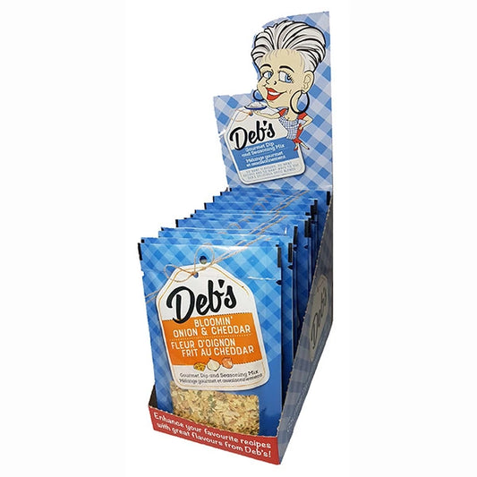 Deb’s Dips-Bloomin’ Onion & Cheddar