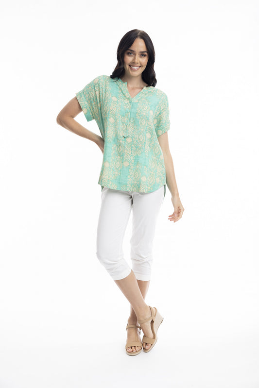 Hanalei Cuff Sleeve Top
