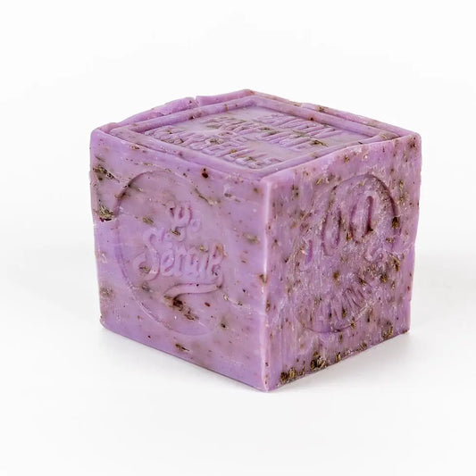 Le Serail Soap Block-Crushed Lavender Flowers