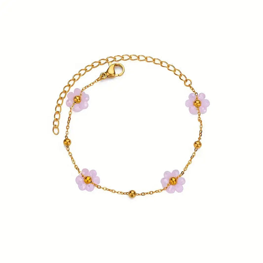 Daisy May Bracelet-Purple
