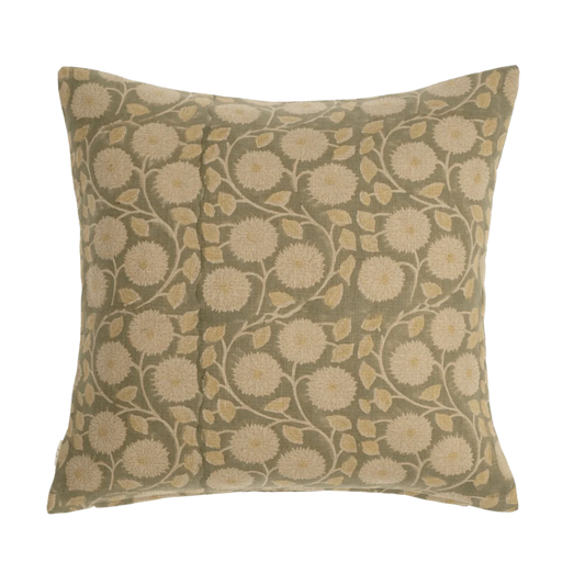 Marigold Block Print Pillow