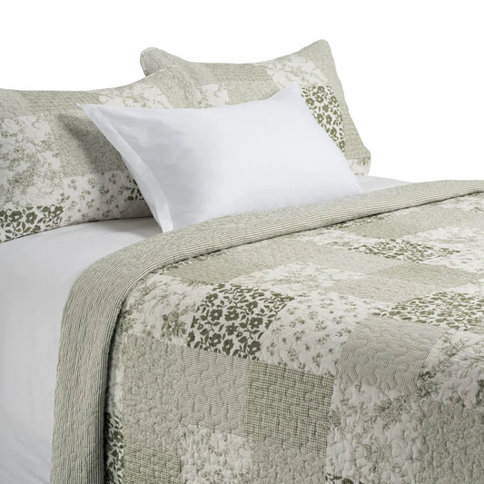 MATCHA MODERN COUNTRY STYLE QUILT-DOUBLE/QUEEN