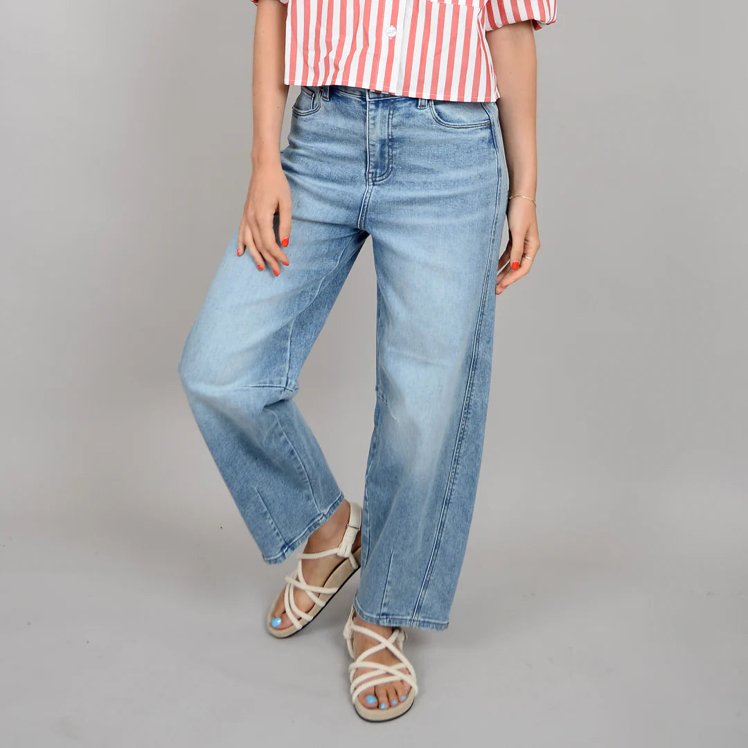 Barni Barrel Jeans-Light Wash