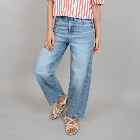 Barni Barrel Jeans-Light Wash