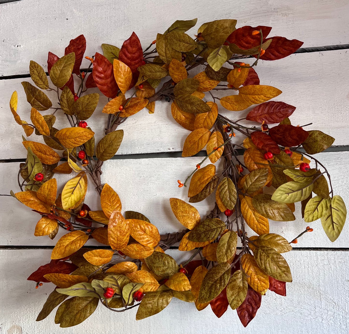 Fall Wreath - Orange