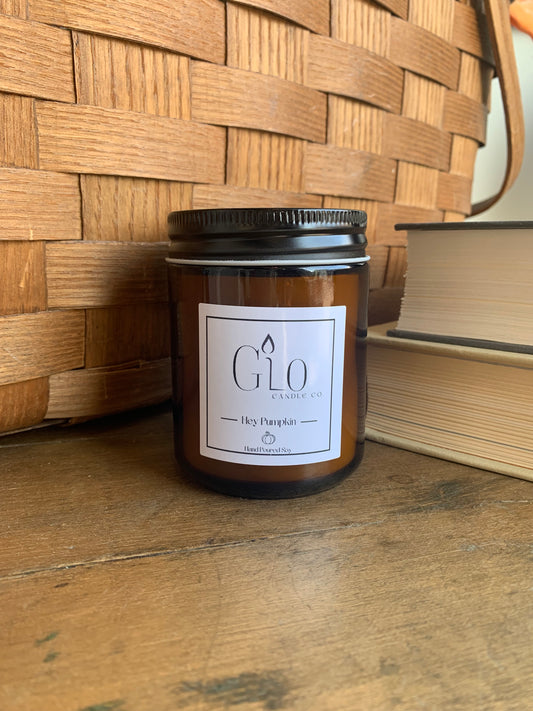 Glo Soy Candle-Hey Pumpkin
