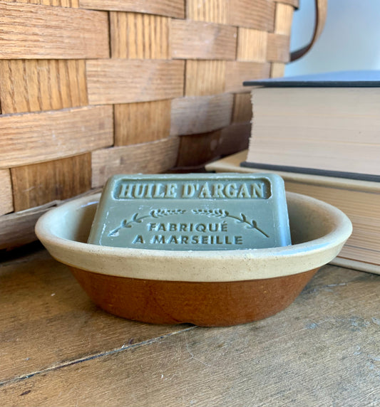 Olive Oil Soap-Vintage dish