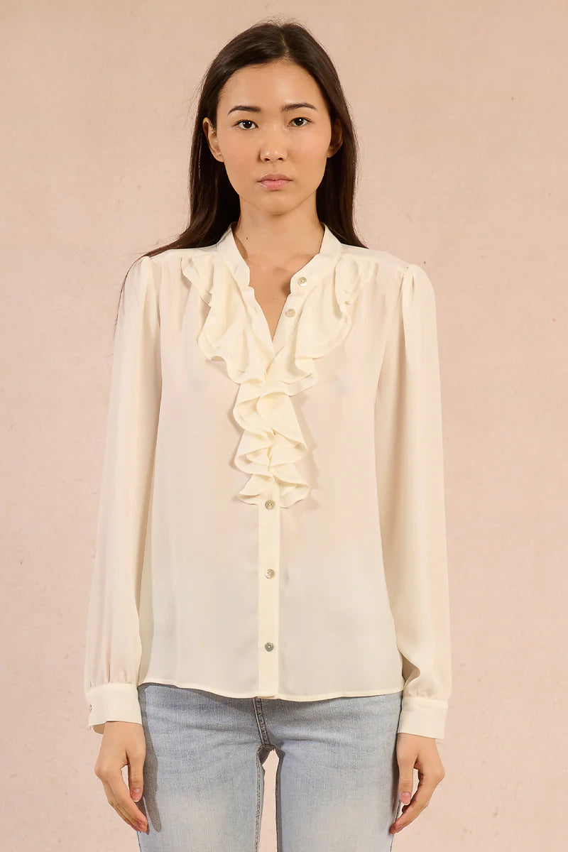 LADIES WOVEN SHIRT