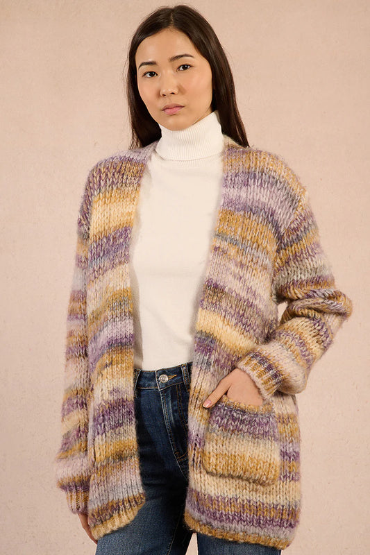 LADIES KNITTED CARDIGAN