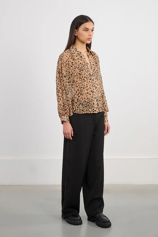 LEOPARD PRINT BLOUSE