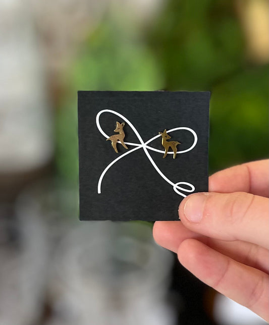 Deer-Small Stud Earrings