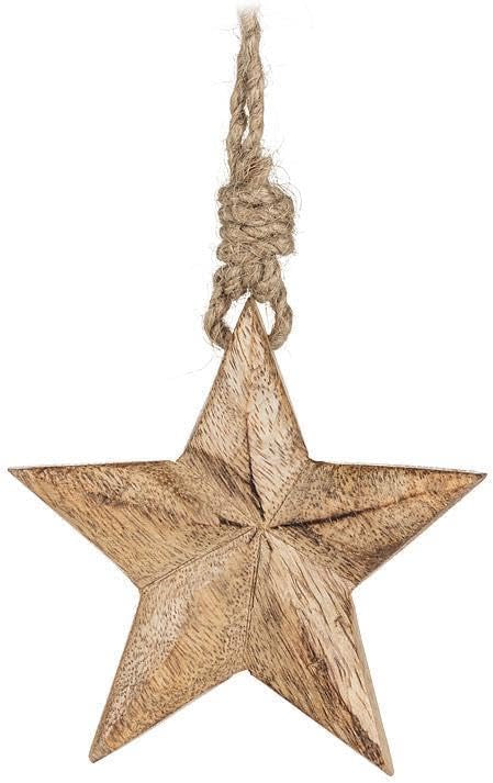 Sm Bevel Star Ornament