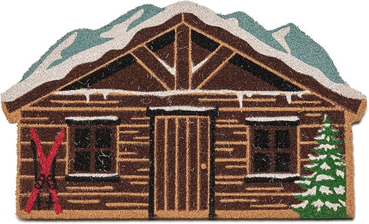 Ski Chalet Shaped Doormat