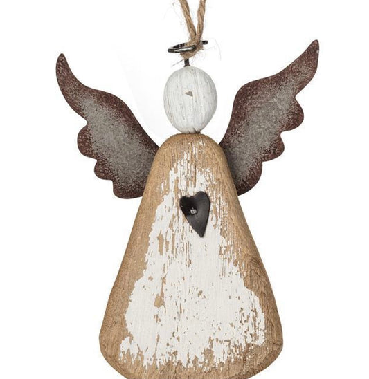 Rustic Angel Ornament