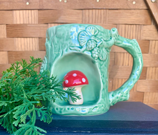 Tree Look Mug with Mushroom