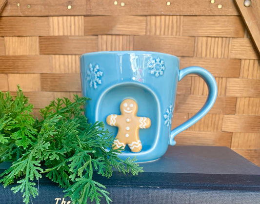Snowflake Mug/Gingerbread Man