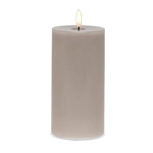 Luxlite Battery Operated candle-Grey 6”