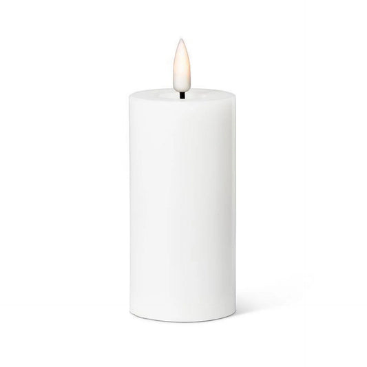 Luxlite LED Battery Operated Candle-White 2”x 4”