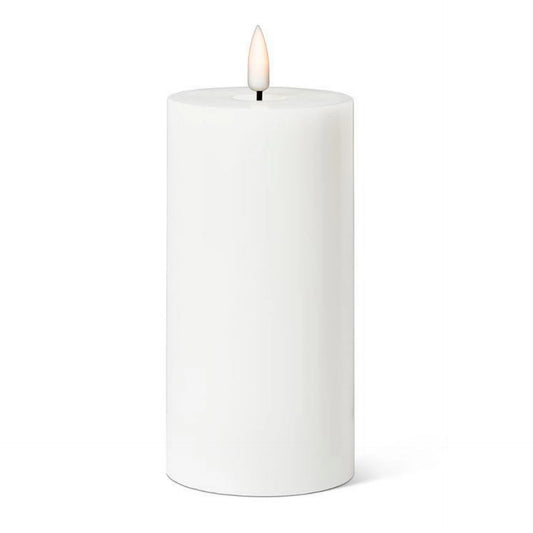 Luxlite LED Battery Operated Candle-White 3”x6”
