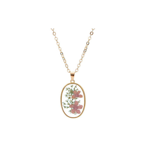 Amelia Necklace-Pink
